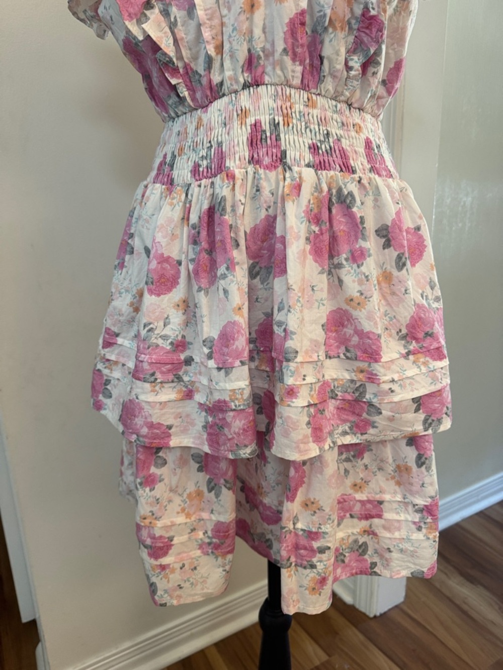 PINCH Pink Floral Ruffle Dress - Picture 7 of 10